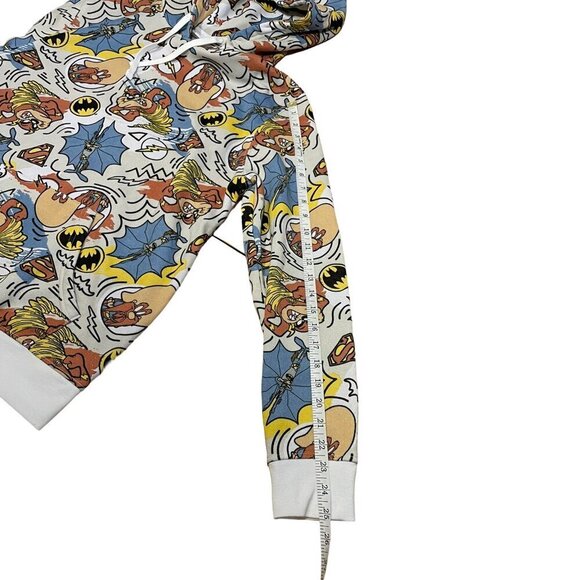 Warner Bros Hoodie Looney Tunes Tasmanian Devil Yosemite Sam Superman Batman Med - Picture 15 of 15